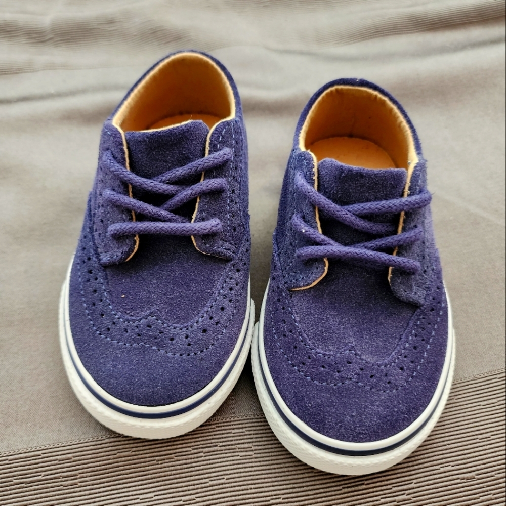 Janie and Jack Suede Wingtip Sneaker New